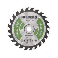 Диск пильный по дереву 160х20х24Т Hilberg Industrial