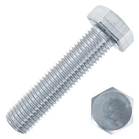 Болт DIN933 М 4х10мм 5.8 Zn (цинк) (полная резьба)