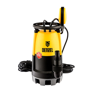 Насос дренажный DENZEL DP-600S 600Вт, 13000л.ч. для грязной воды