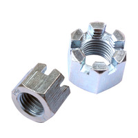 Гайка корончатая M 6 Zn (цинк) DIN935