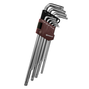 Набор ключей TORX THORVIK удлиненные с отверстием TTKL9S