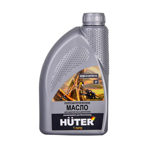 Масло 2Т полусинтетическое HUTER 1l