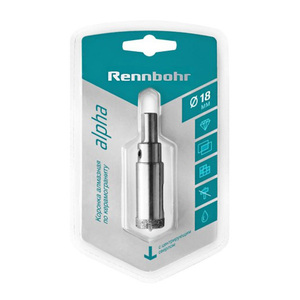 Коронка алмазная по керамограниту RENNBOHR 18мм