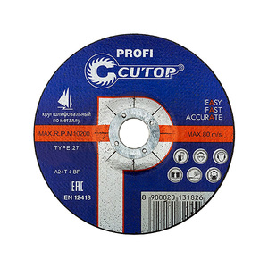 Круг зачистной по металлу CUTOP Profi T27