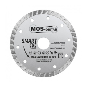 Диск алмазный 150х22.23х2.2х7мм MOS-DISTAR Turbo Smart Cut (Умный рез) - картинка 1
