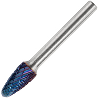Борфреза форма F 10*20*65мм хв.6мм UC NANO BLUE, ТМ ПрофОснастка № 755