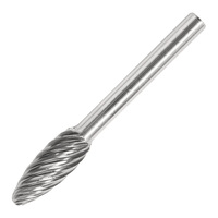 Борфреза форма H 10*25*70мм хв.6мм INOX (по нержавейке) ТМ ПрофОснастка № 869