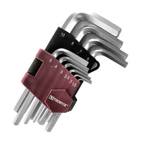 Ключи 6-гранные 10шт. 1.5-10мм короткие THORVIK HKS10S