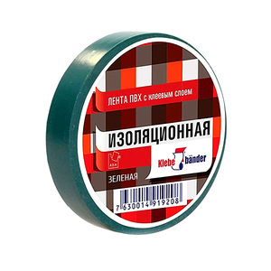 Изолента KLEBEBANDER зеленая