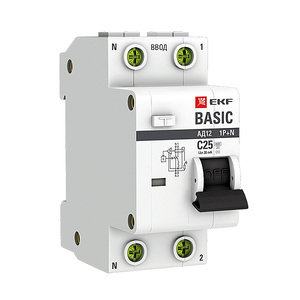 Дифавтомат EKF Basic АД-12 C25 DA12-25-30-bas